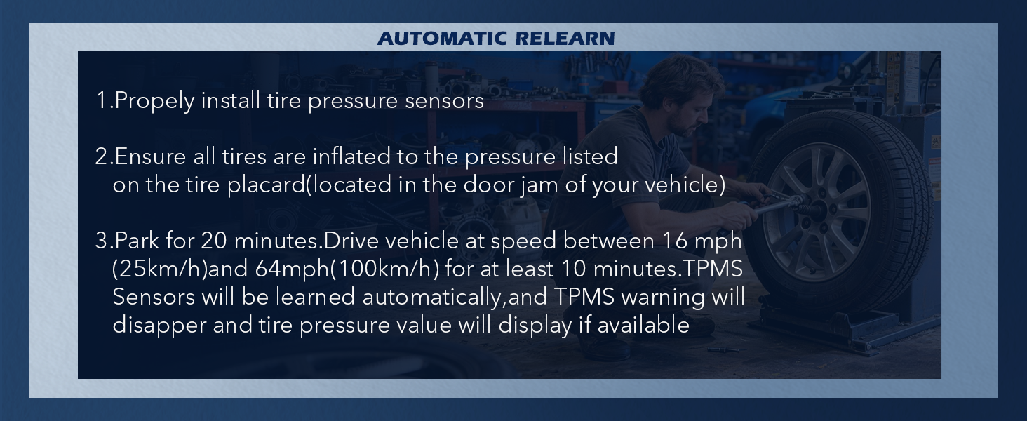 TPMS Sensor,433MHz Hyundai Tire Pressure Monitoring System Sensor Set of 4