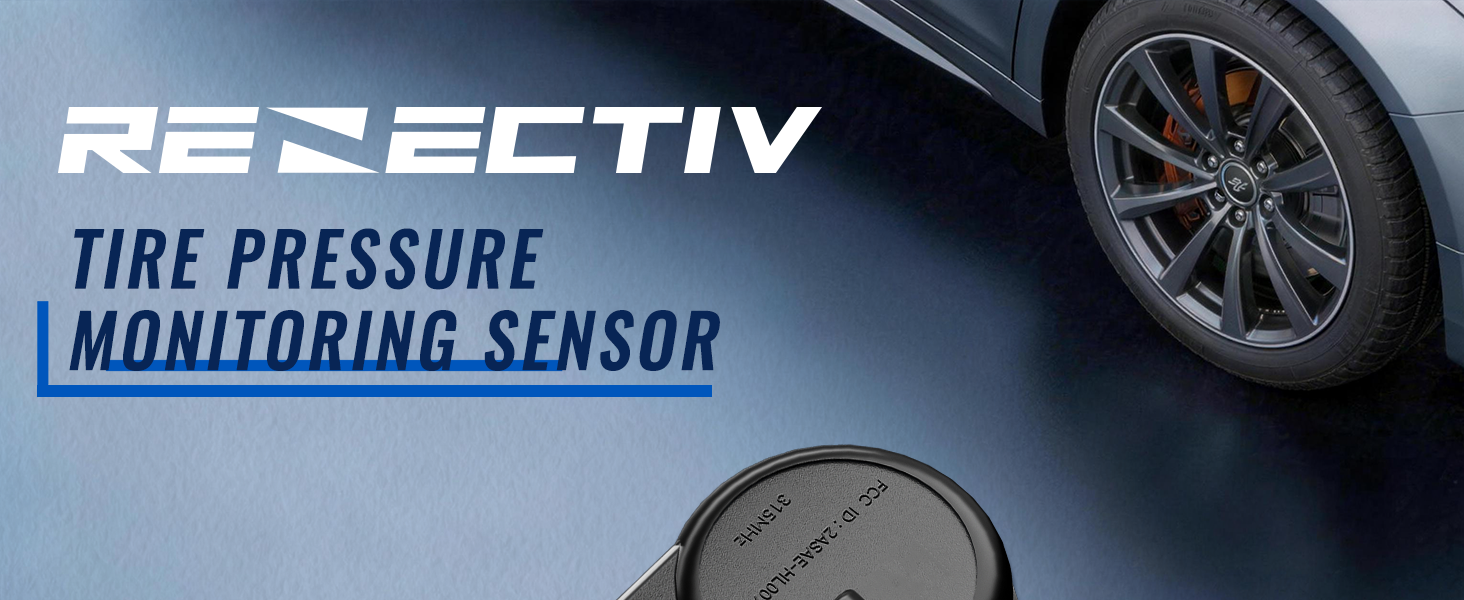 TPMS Sensor, 315MHz GM Tire Pressure Monitoring System Sensor Set of 4