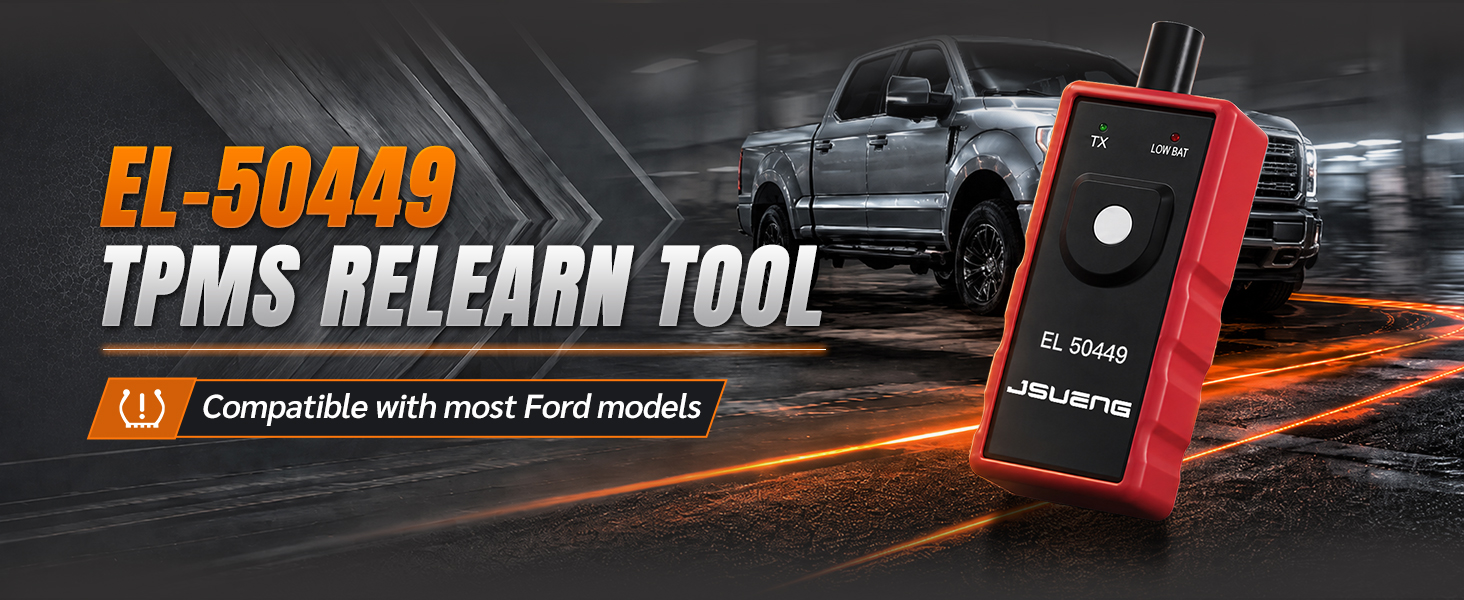 TPMS Sensor Relearn Tool, Tire Pressure Monitor Tool Compatible with Ford