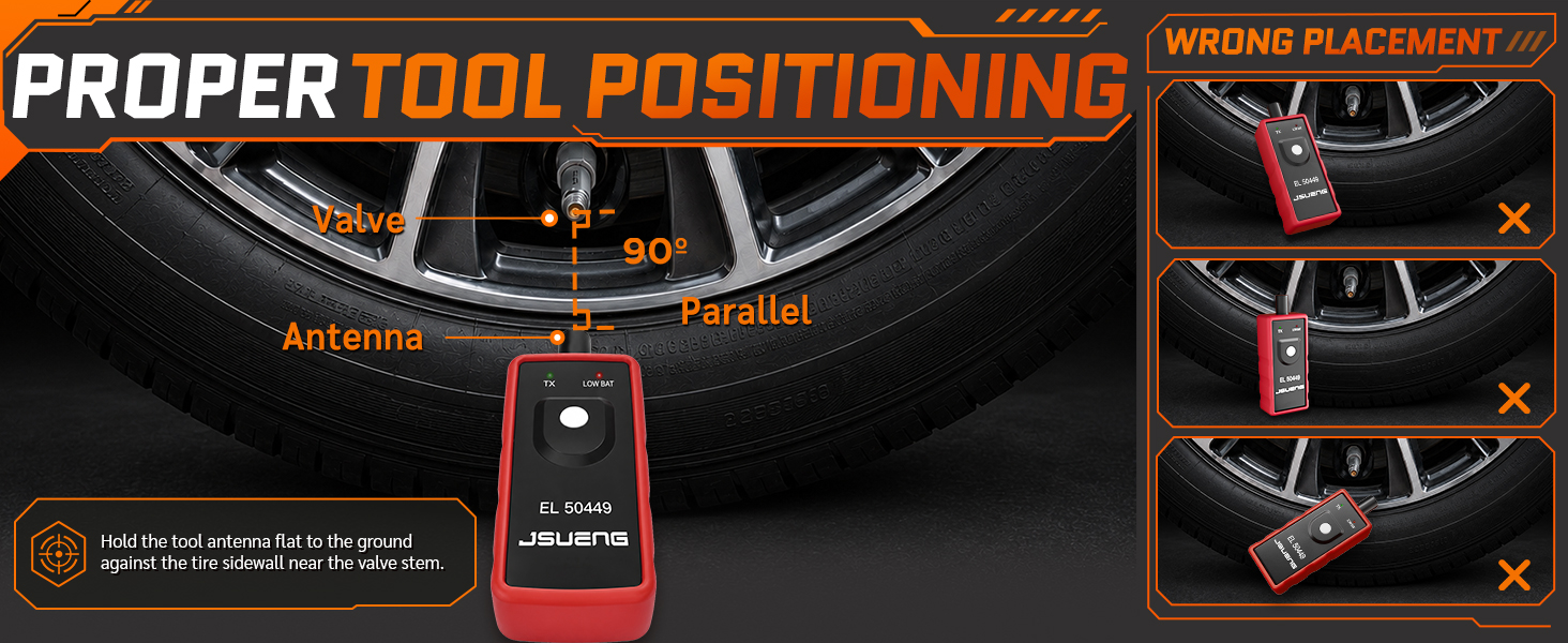 TPMS Sensor Relearn Tool, Tire Pressure Monitor Tool Compatible with Ford