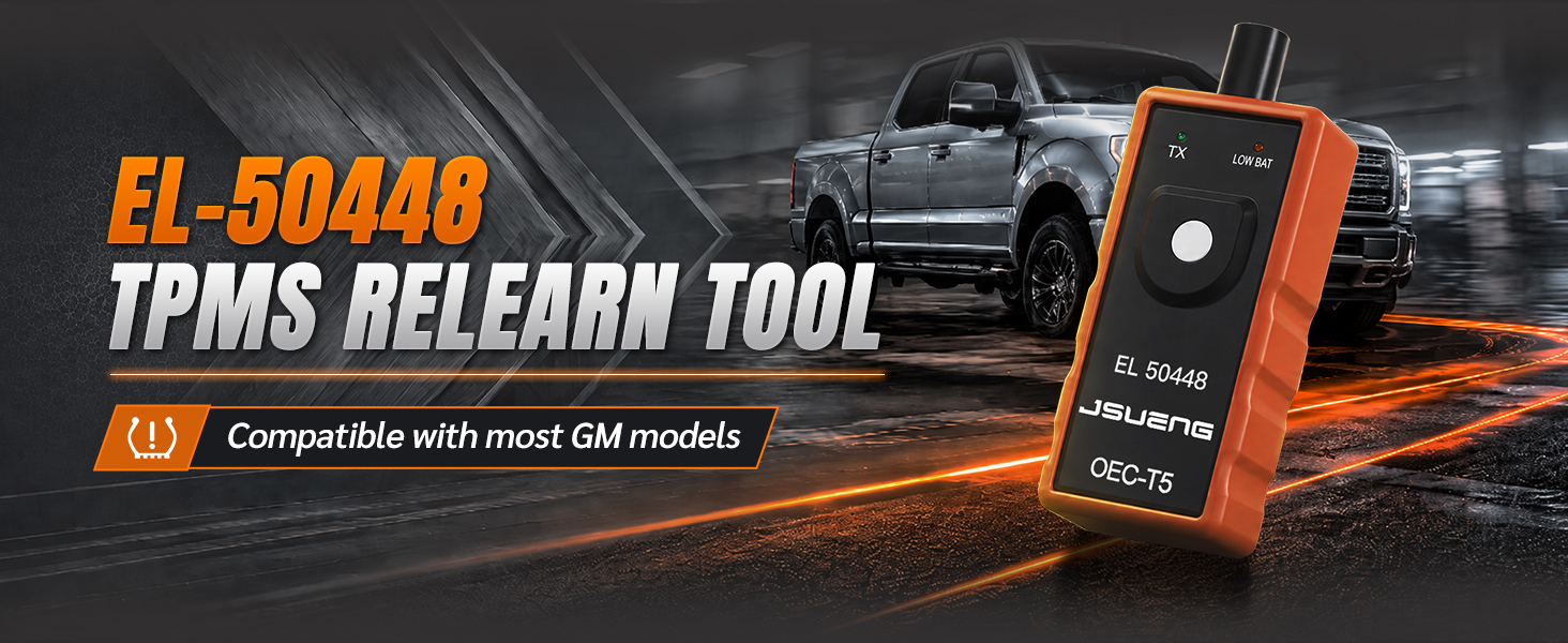 TPMS Sensor Relearn Tool, Tire Pressure Monitor Tool Compatible with GM