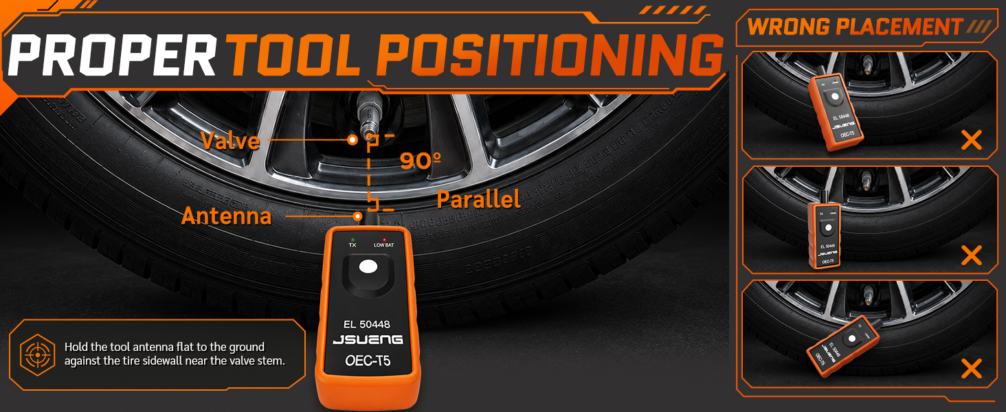 TPMS Sensor Relearn Tool, Tire Pressure Monitor Tool Compatible with GM