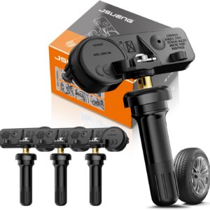 TPMS Sensors,433Mhz Set of 4 Tire Pressure Monitor System for Dodge Jeep